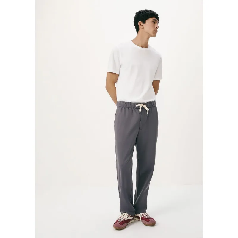 Calça Masculina Reta Cós Elástico - Azul 048