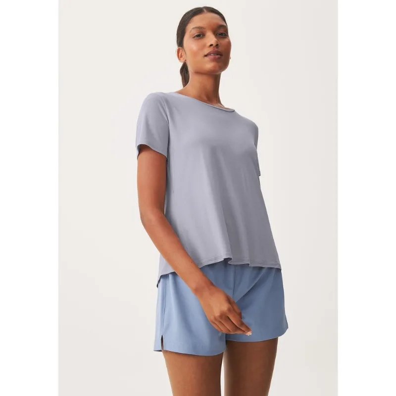 Camiseta Esportiva Feminina Básica Easy Care - Cinza XG