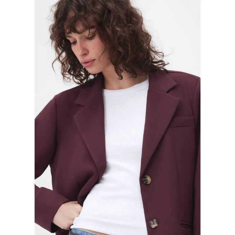 Blazer Feminino Alfaiatado - Vinho M
