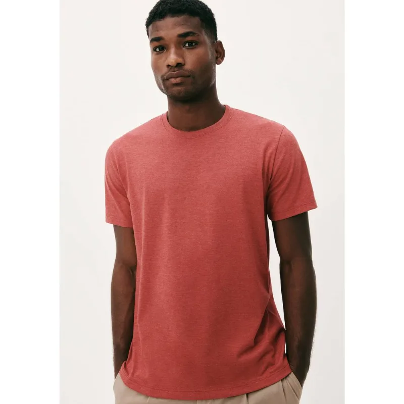 Camiseta Básica Unissex Manga Curta World - Vermelho XG
