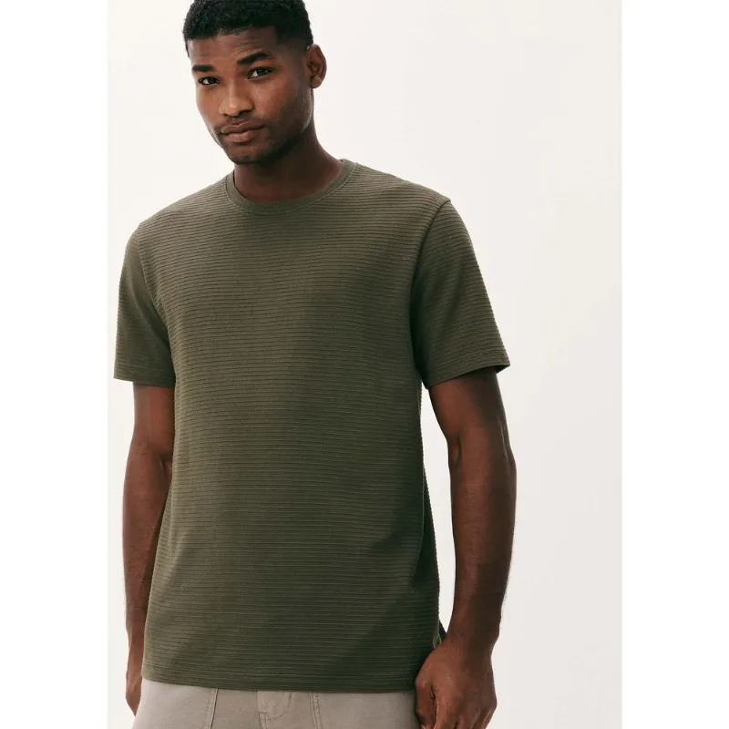 Camiseta Masculina Regular Texturizada - Verde XG