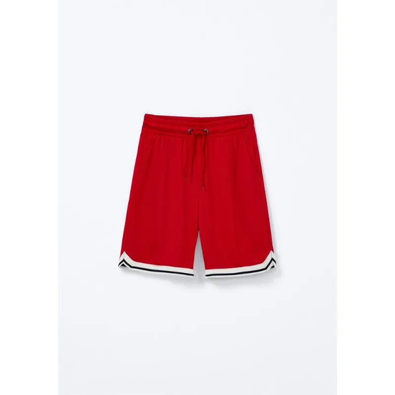 Bermuda Infantil Menino Esportiva - Vermelho 004