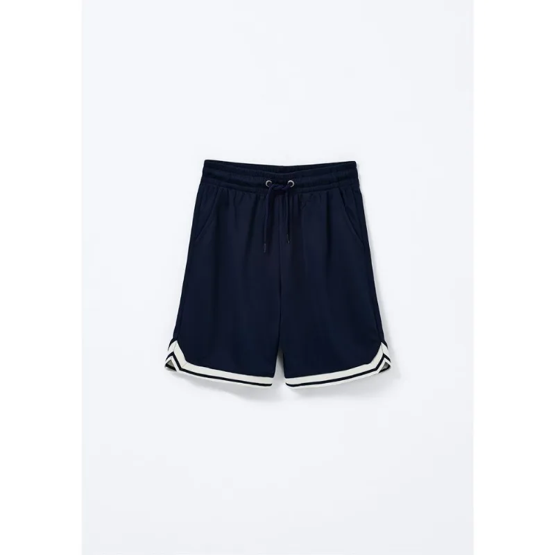 Bermuda Infantil Menino Esportiva - Azul 004