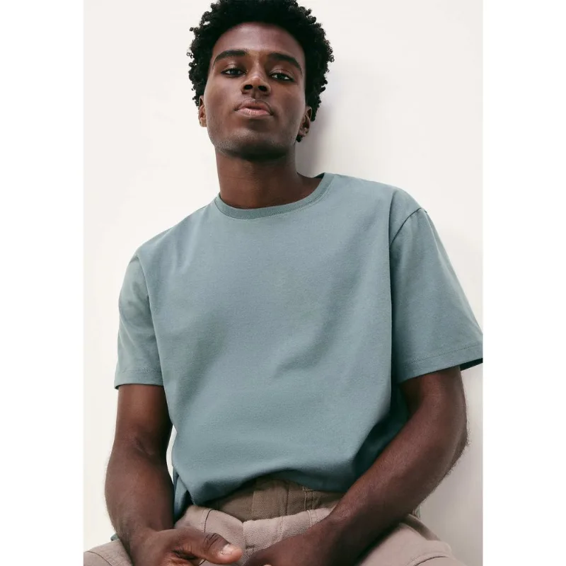 Camiseta Básica Masculina Comfort Super Cotton - Verde XG