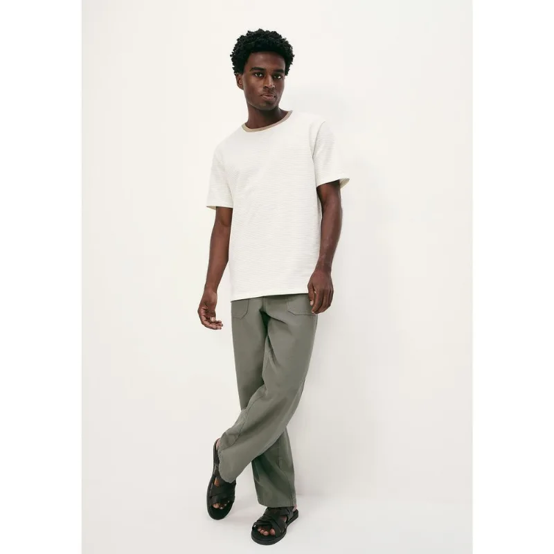 Calça Masculina Reta Em Sarja - Verde 044