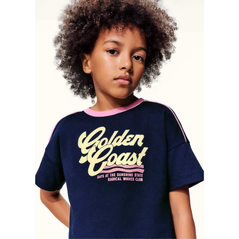 Blusa Infantil Menina Super Cotton Boxer - Azul 014