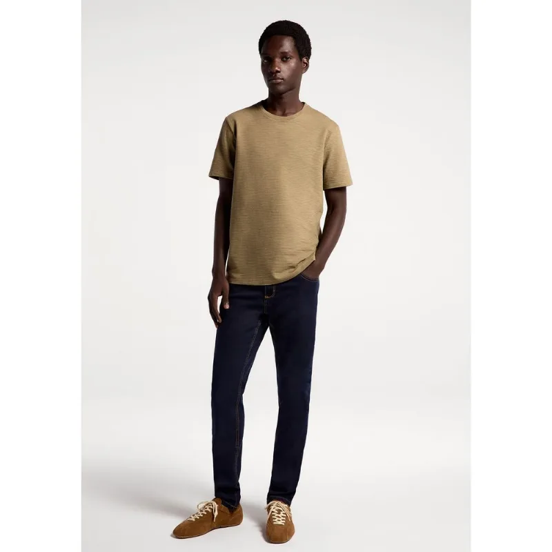 Calça Jeans Básica Masculina Slim Com Elastano - Azul 052