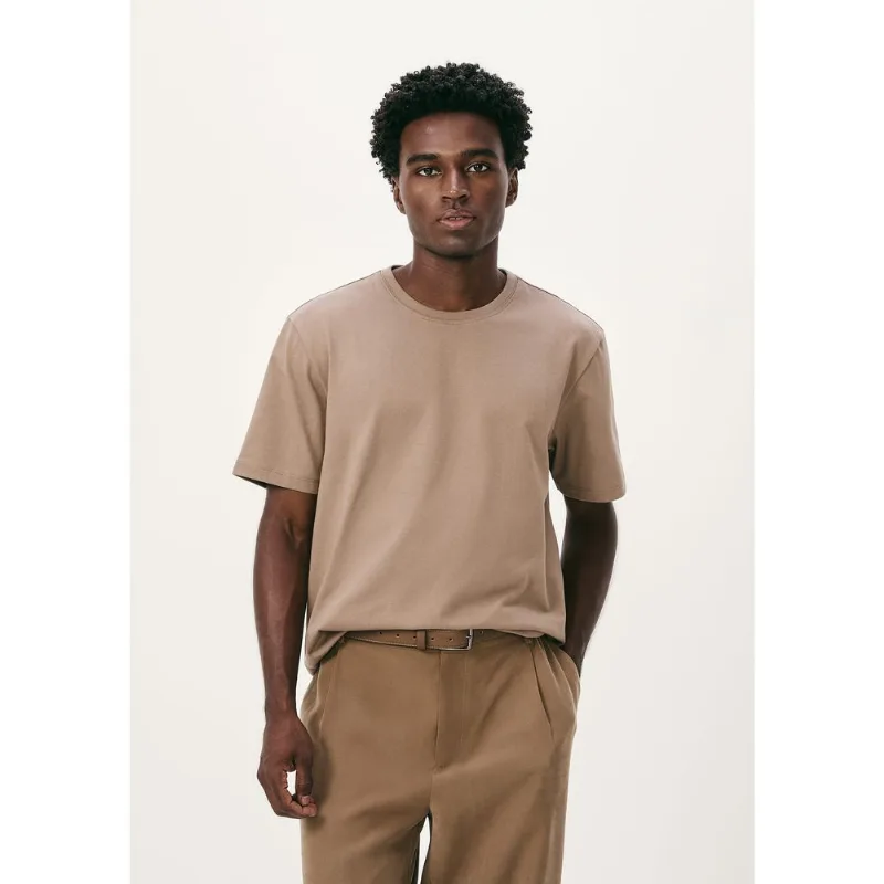 Camiseta Básica Masculina Comfort Super Cotton - Marrom G