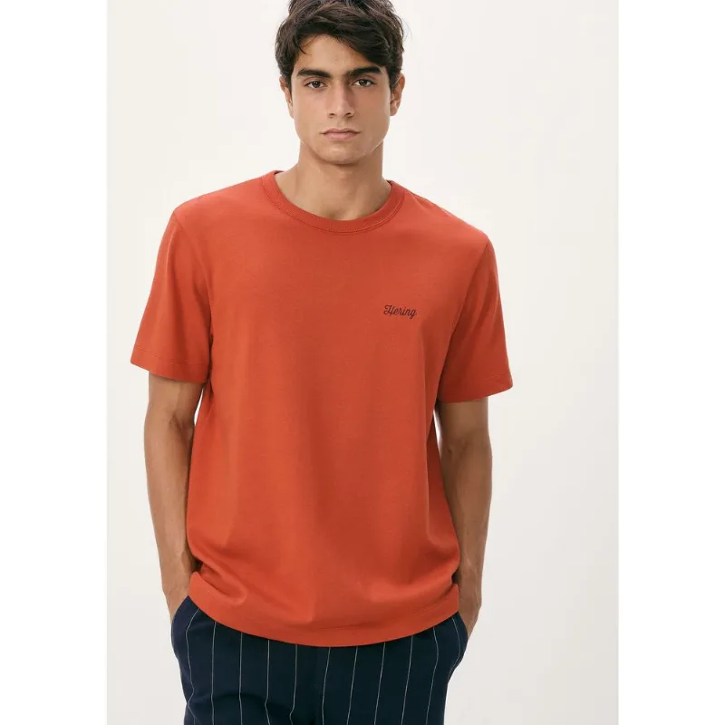 Camiseta Masculina Comfort Com Estampa - Laranja XG
