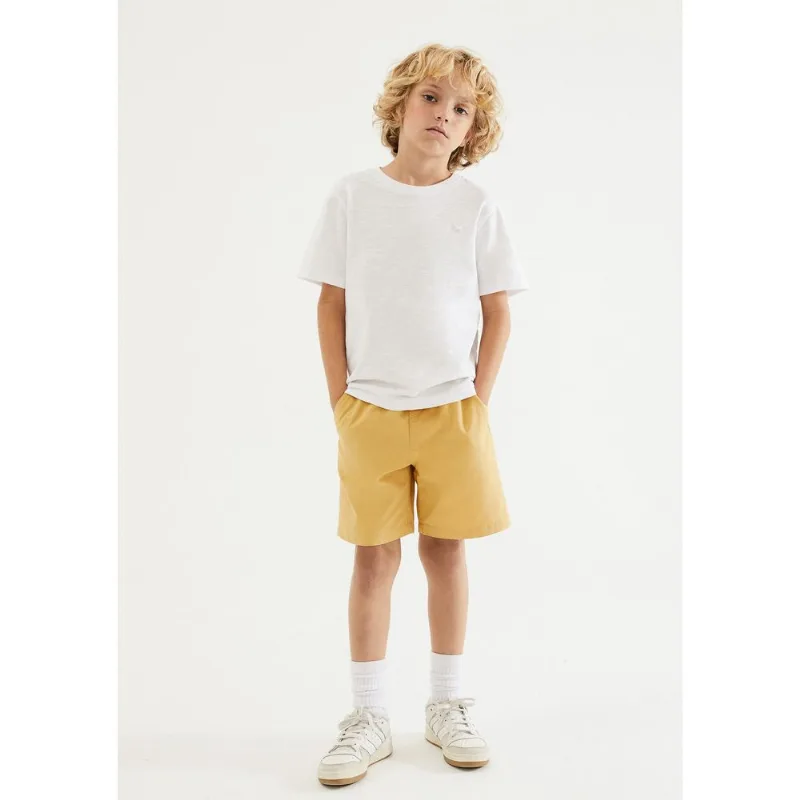 Bermuda Infantil Menino Reta - Amarelo 008