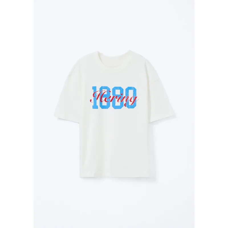 Camiseta Infantil Menino Estampada Oversized - Off white 012