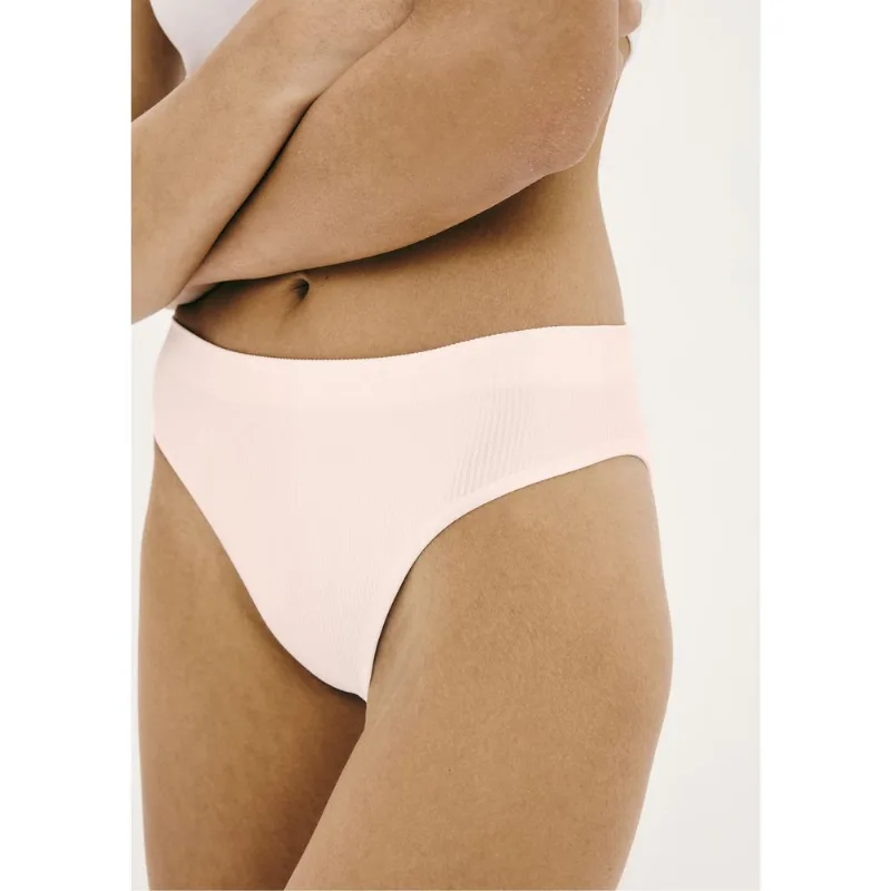 Calcinha Biquini Canelada + Necessaire - Rosa XG