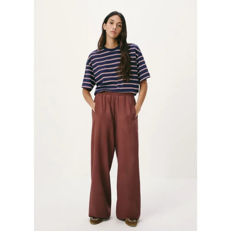Calça Feminina Reta Cintura Média - Marsala 046