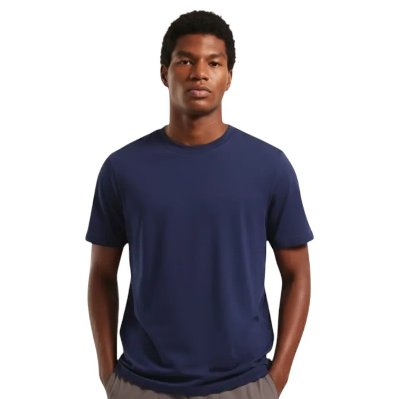 Camiseta Básica De Treino Masculina XG Hering Sports Ultra Azul (MP)