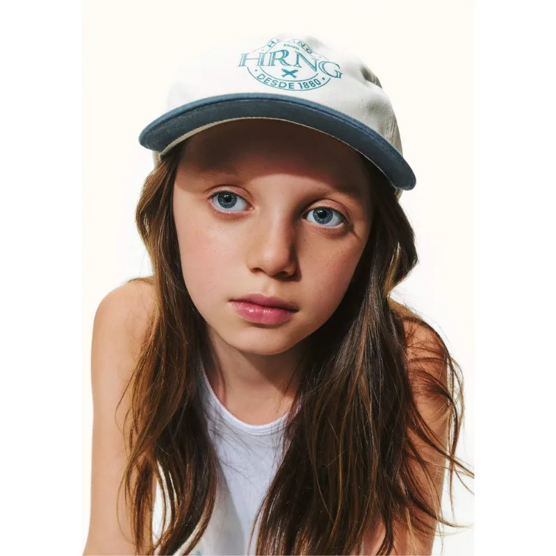 Boné Infantil Unissex 1880 Estampado - Off white G