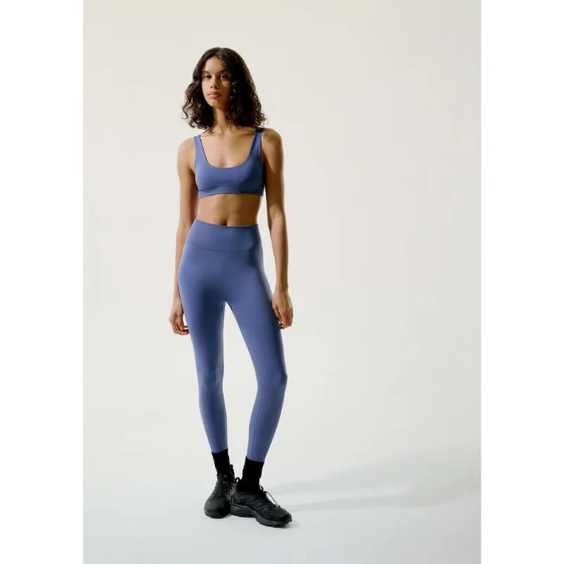 Calça Legging Feminina Esportiva Sem Costura - Azul M