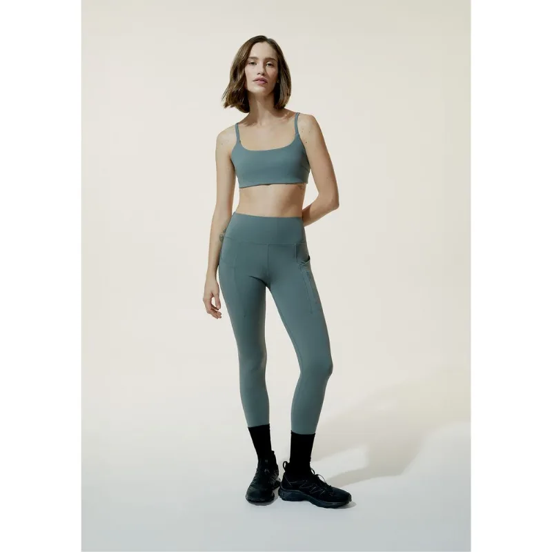 Calça Legging Feminina Esportiva Corte A Laser - Verde M