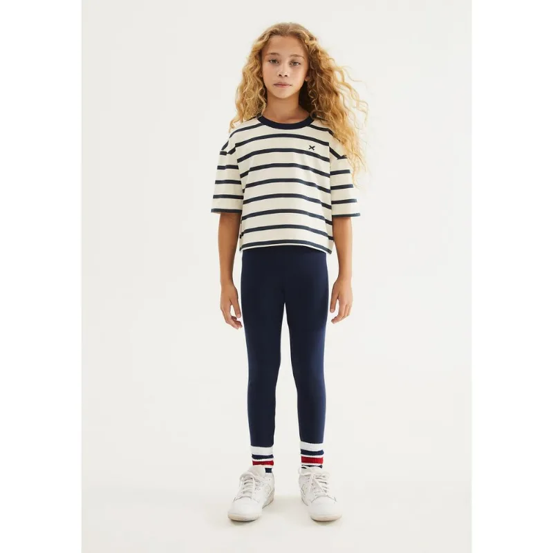 Blusa Infantil Menina Boxer Oversized - Azul 010