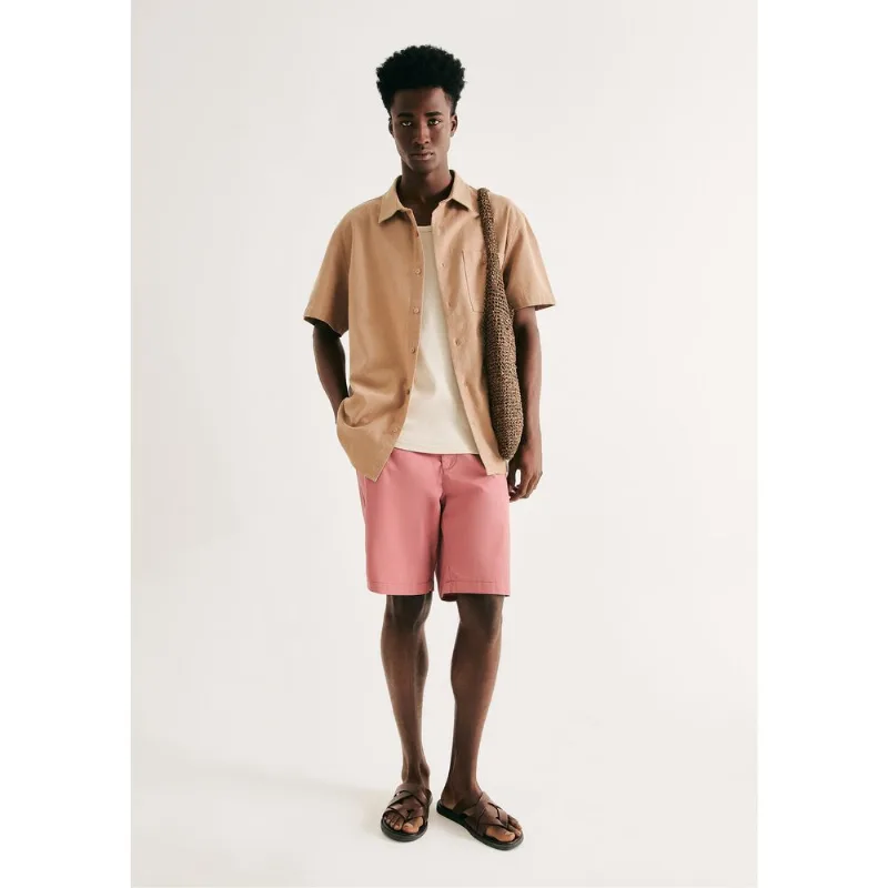 Bermuda Básica Masculina Chino - Rosa 048