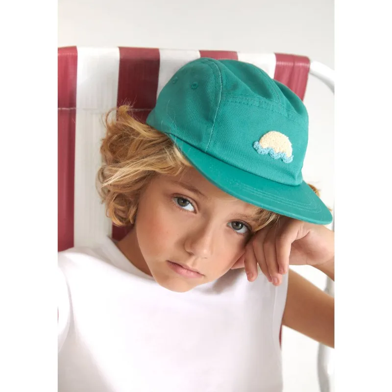 Boné Infantil Unissex Aba Reta Bordado - Verde M