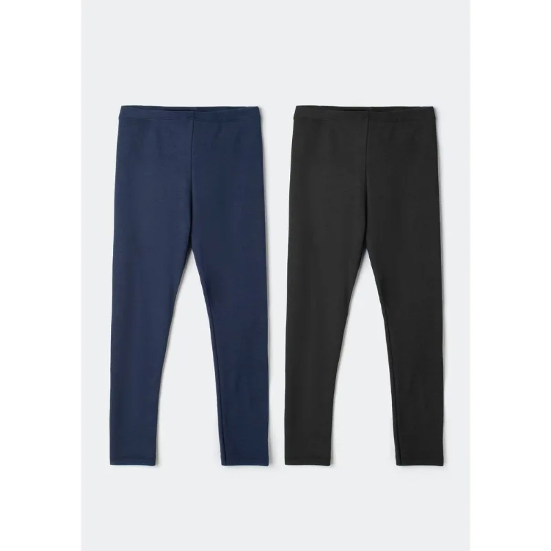 Kit 2 Leggings Infantis Menina Ceneladas - Multicolorido 008