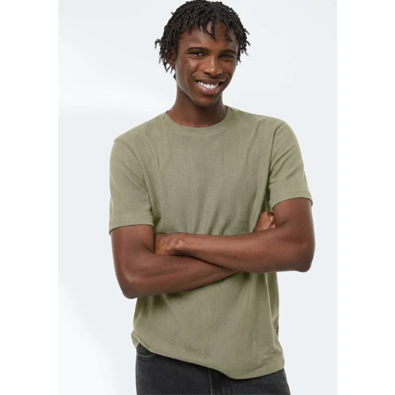 Camiseta Masculina Manga Curta Texturizada - Verde XXG