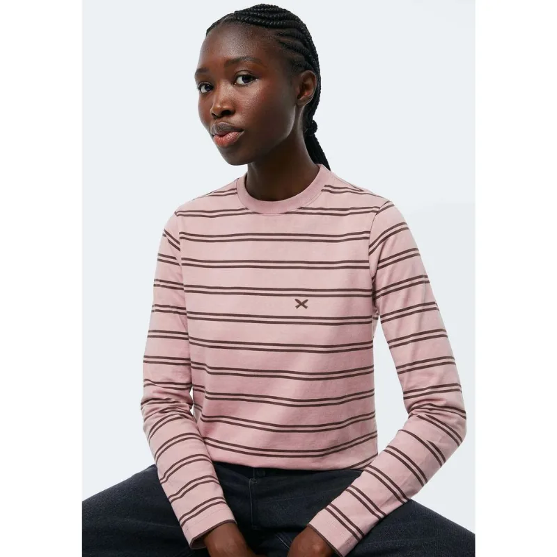 Blusa Feminina Manga Longa Listrada - Rosa G