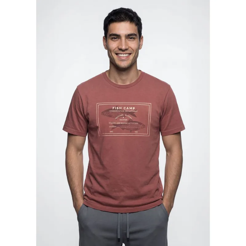 Camiseta Masculina Manga Curta Com Estampa - Rosa XXG