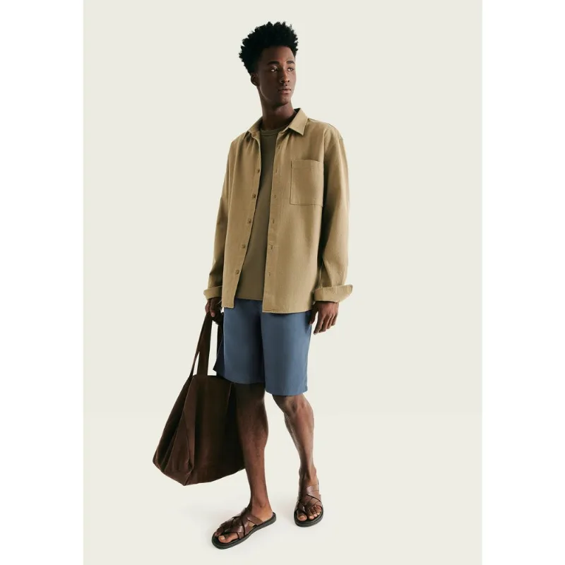 Bermuda Masculina Praia Reta - Azul M