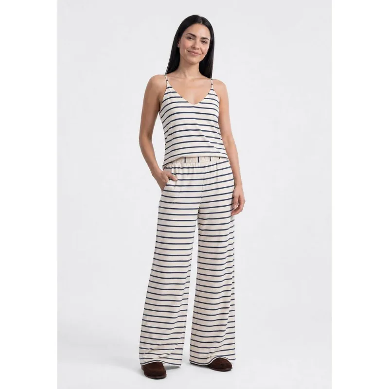 Calça Feminina Cintura Média Reta - Off white P