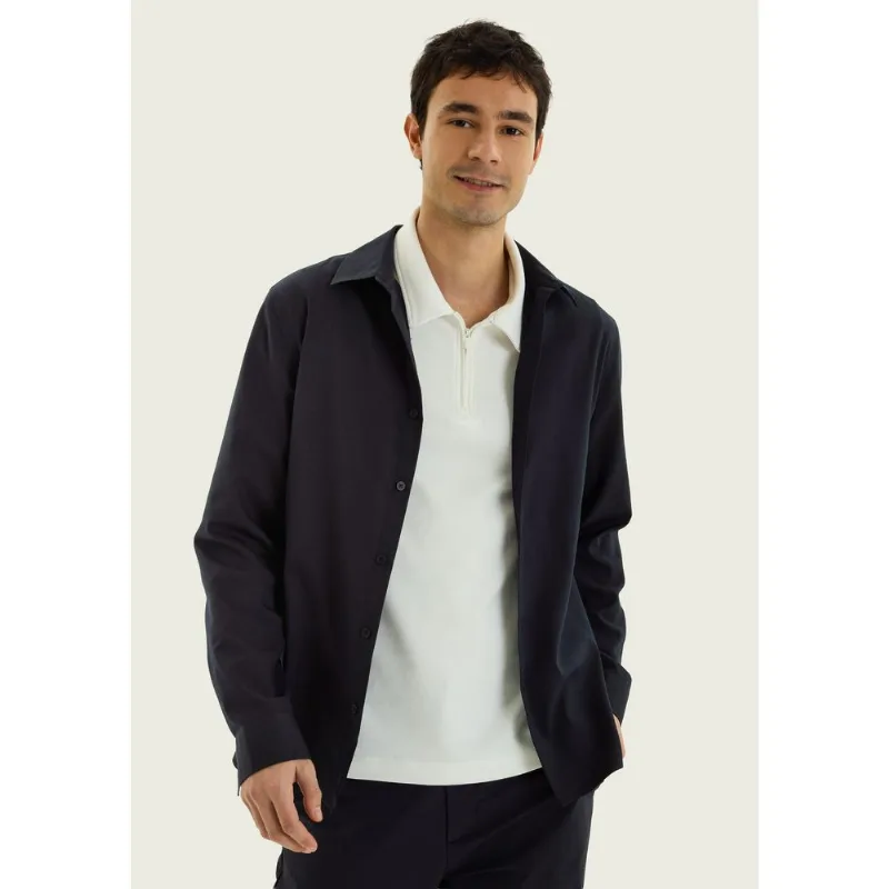 Camisa Masculina Manga Longa Tech - Preto XG
