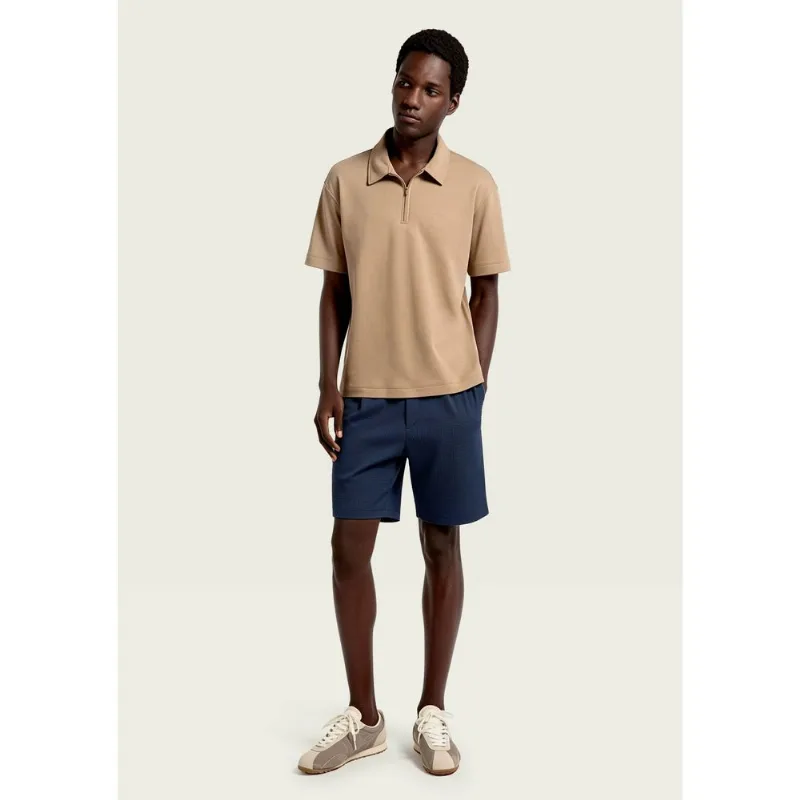 Bermuda Masculina Em Malha Tech - Azul 046