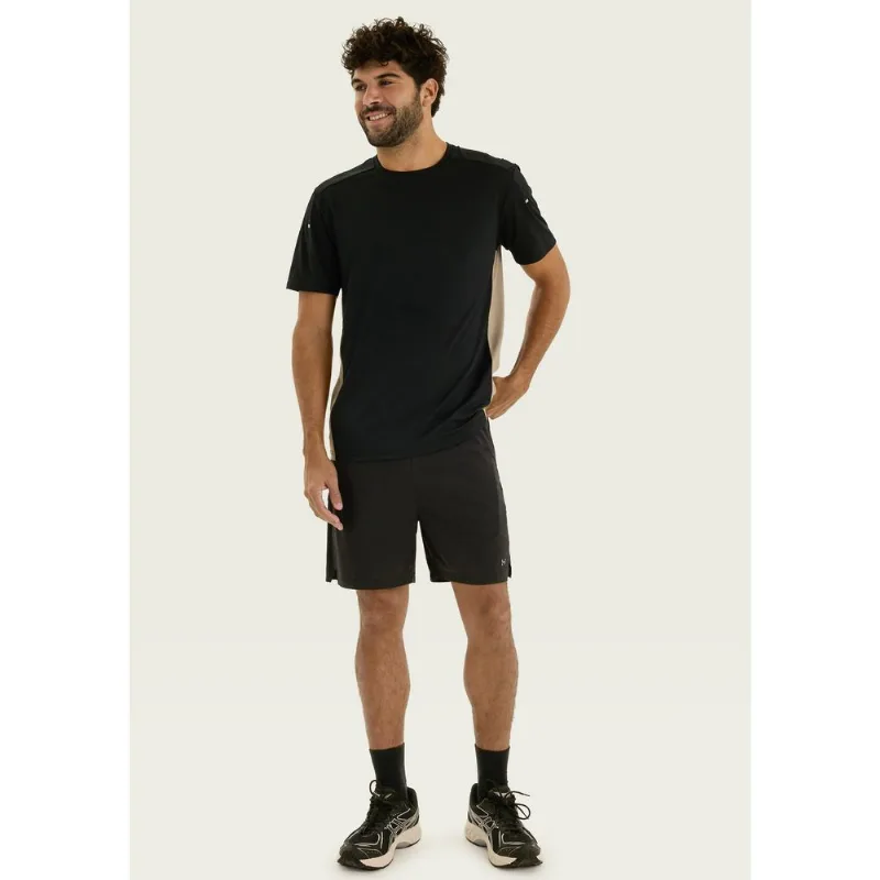 Bermuda Esportiva Masculina Com Recorte - Preto XG