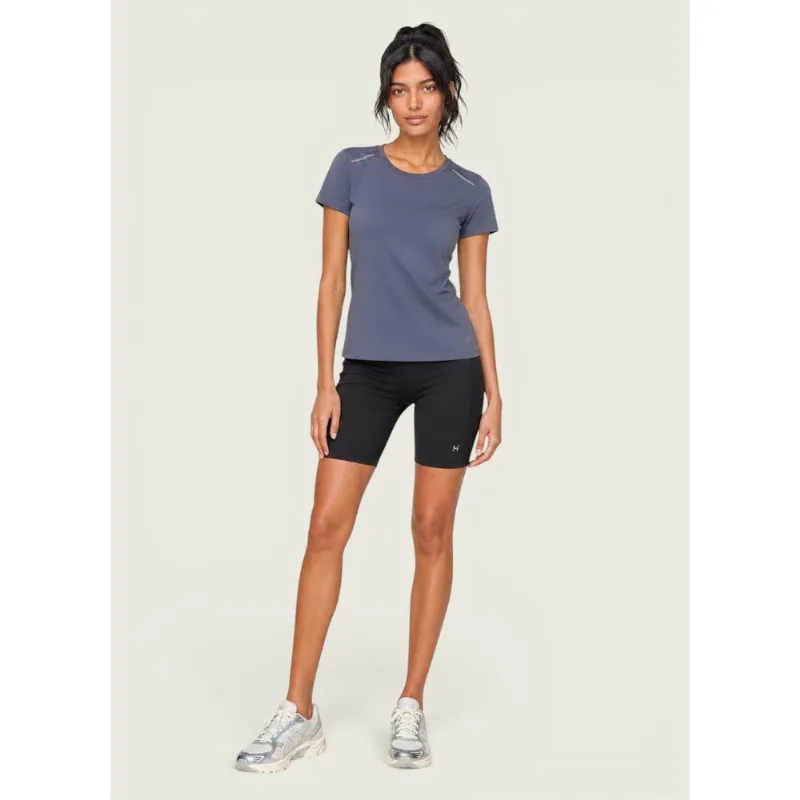 Camiseta Esportiva Feminina Recorte Costas - Azul XG