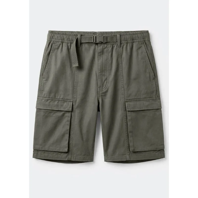 Bermuda Masculina Reta Cargo Tech - Verde 044
