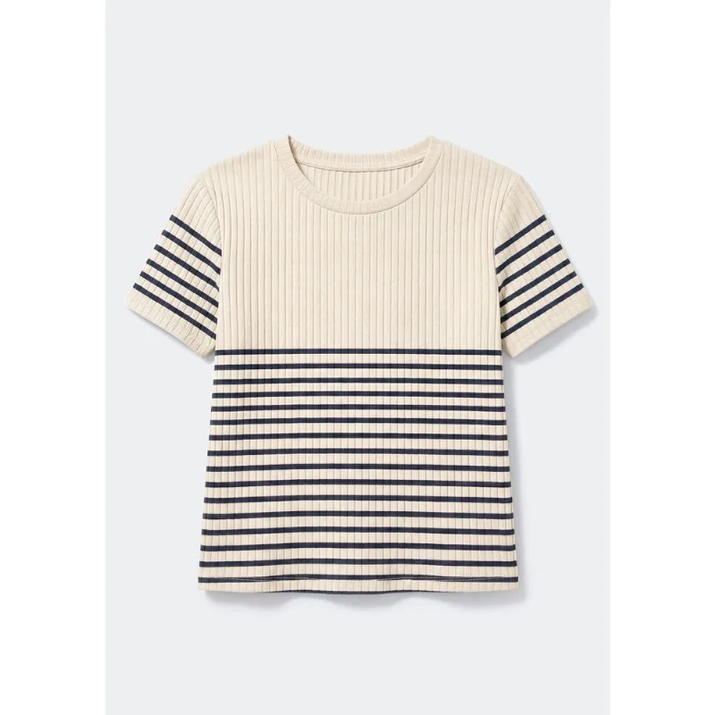 Blusa Infantil Menina Em Tricô Leve - Azul 008