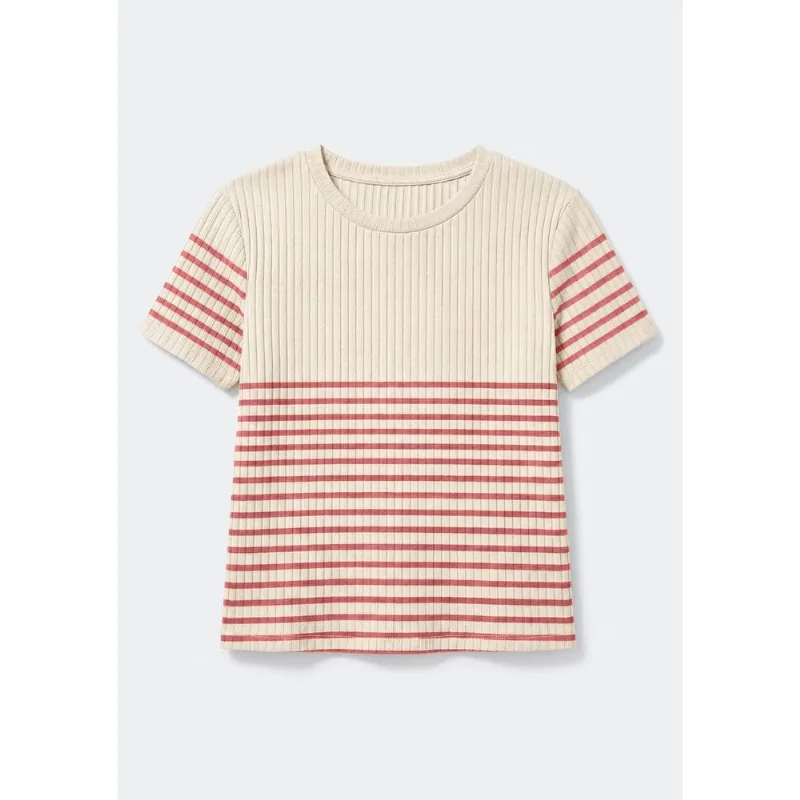 Blusa Infantil Menina Em Tricô Leve - Rosa 010