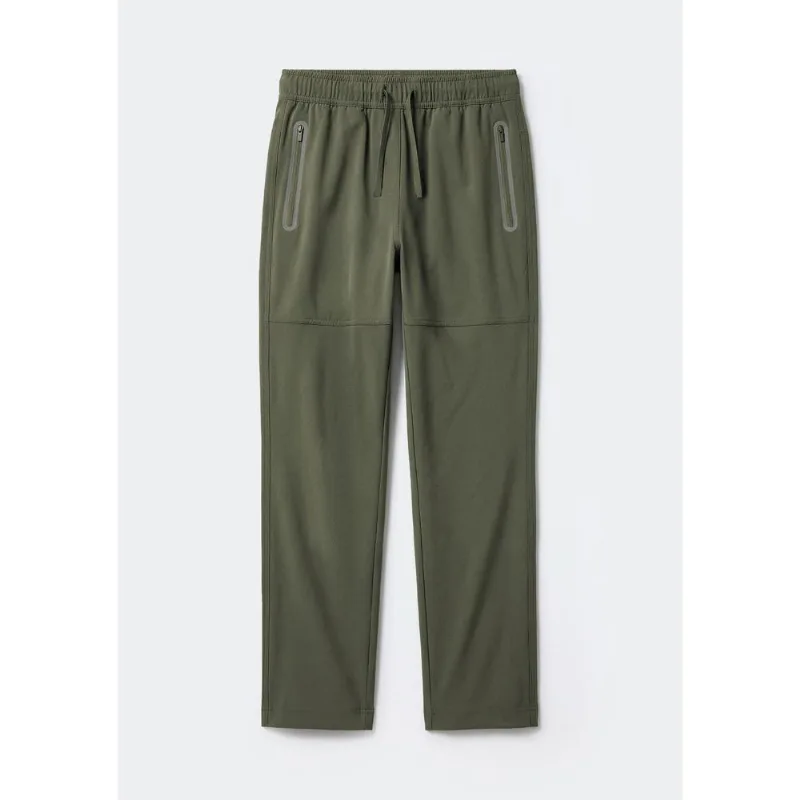 Calça Infantil Menino Reta Em Nylon - Verde 004
