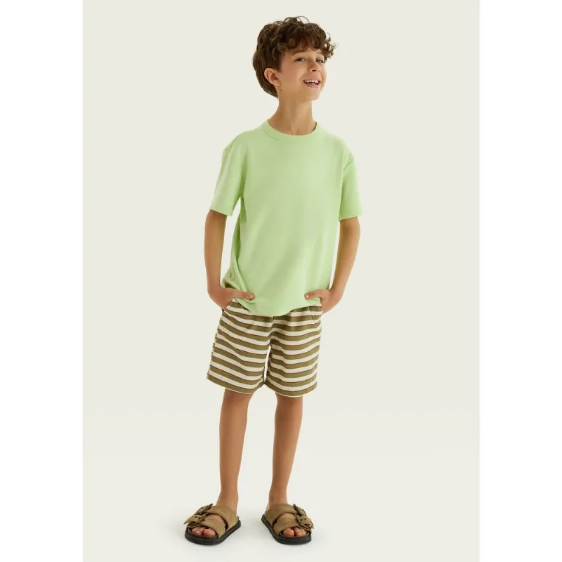 Bermuda Infantil Menino Listrada - Verde 004
