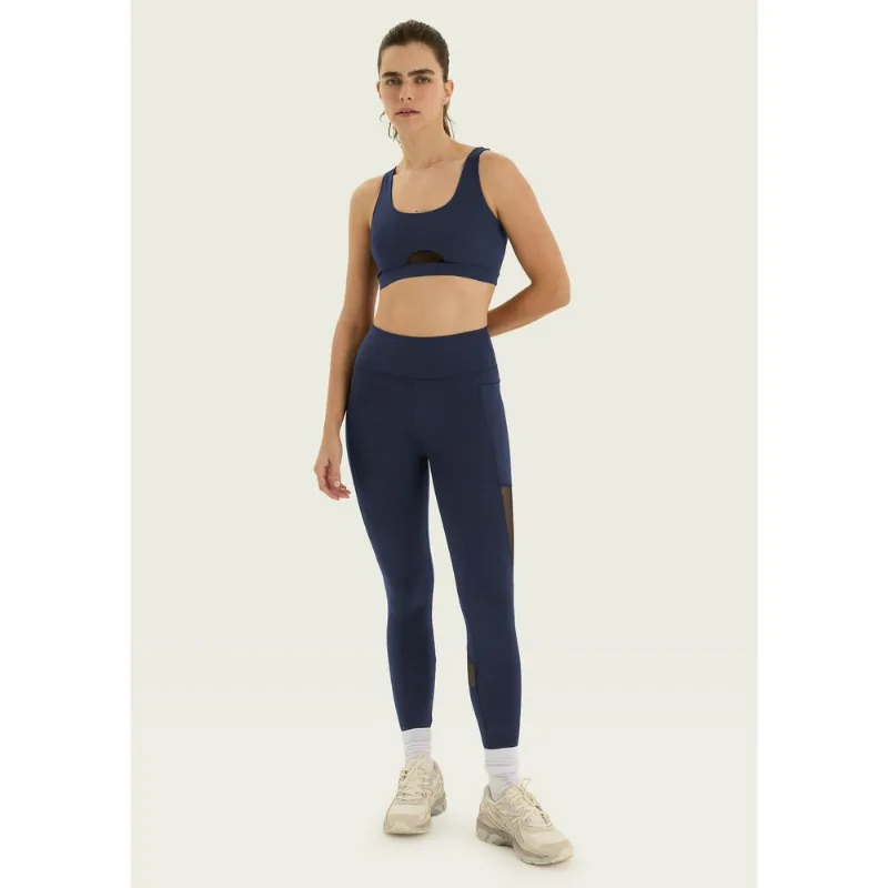 Calça Legging Esportiva Elastizada - Azul G