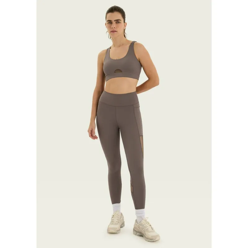 Calça Legging Esportiva Elastizada - Marrom XG