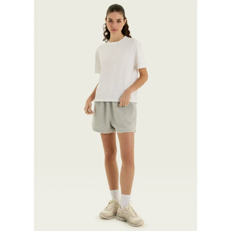 Camiseta Esportiva Feminina Secagem Rápida - Off white G