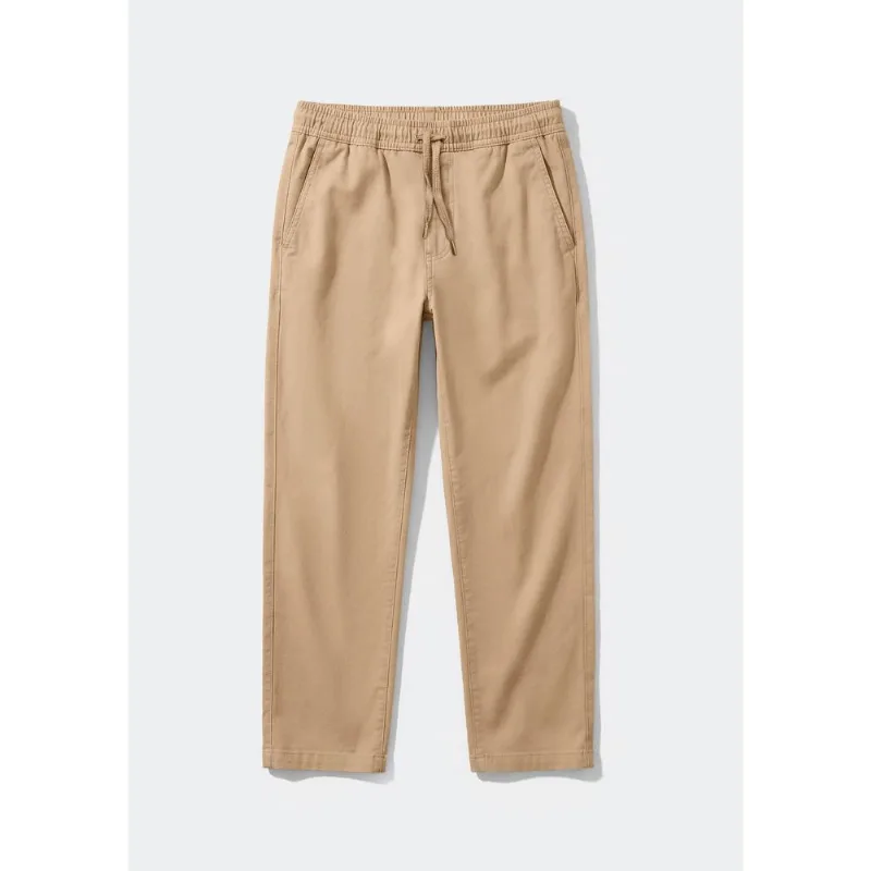 Calça Infantil Menino Reta Em Peach Touch - Bege 010