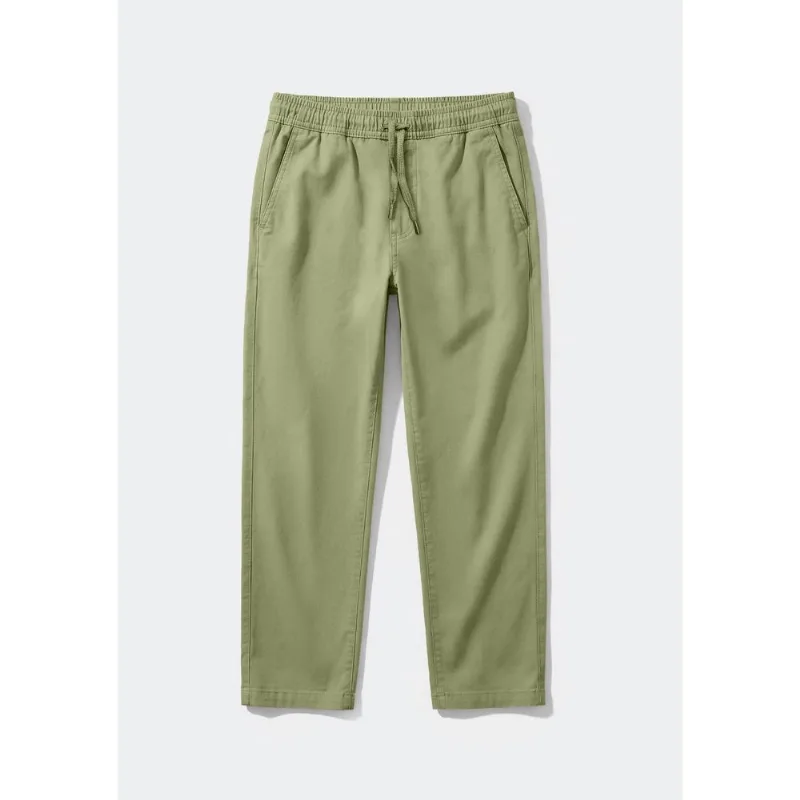 Calça Infantil Menino Reta Em Peach Touch - Verde 008