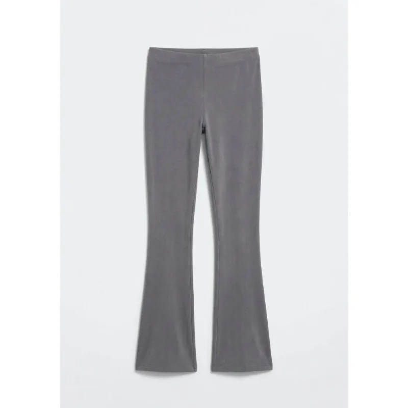 Calça Legging Infantil Em Ribana Estonada - Preto 014