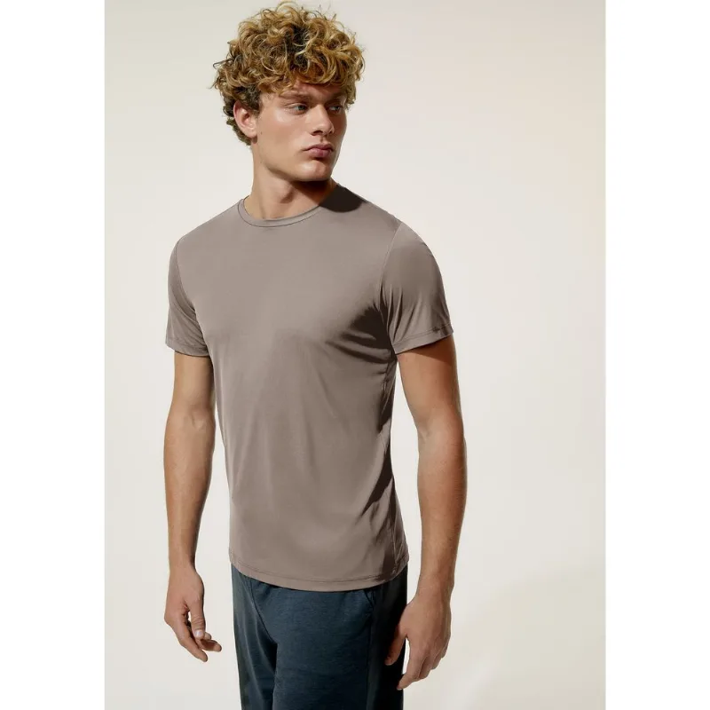 Camiseta Esportiva Masculina Manga Curta Pace - Marrom M