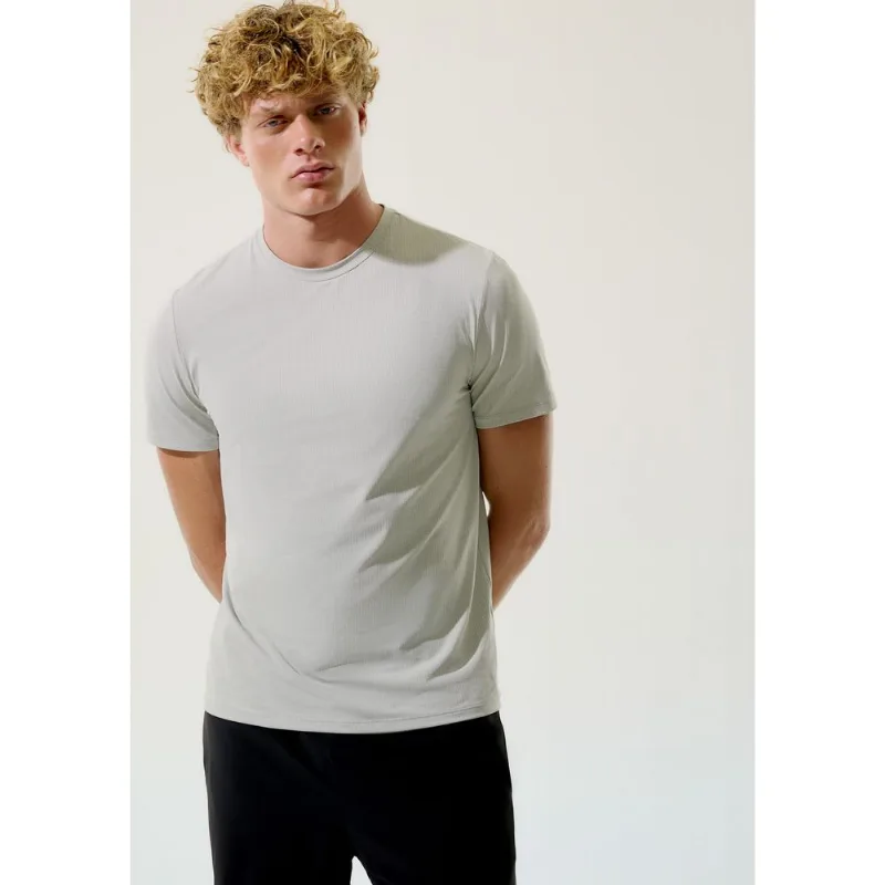Camiseta Esportiva Masculina Manga Curta Fresh - Cinza XG
