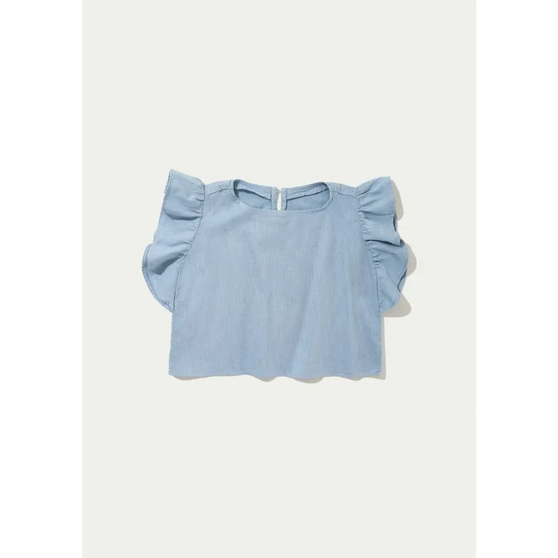 Blusa Infantil Menina Com Liocel - Azul 014