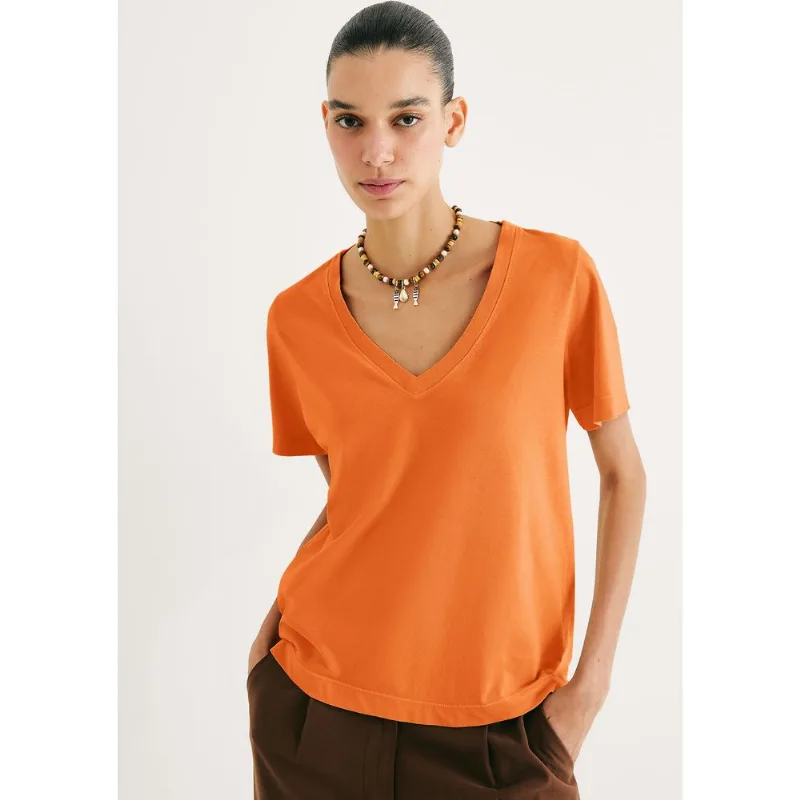 Blusa Feminina Estonada - Laranja P