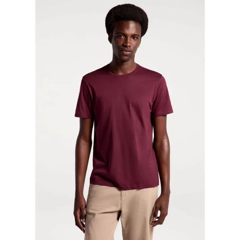Camiseta Básica Masculina Manga Curta Pima - Vermelho G